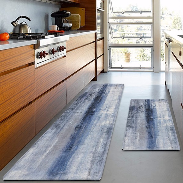 MAYHMYO Anti Fatigue Kitchen Mat - Set of 2 -