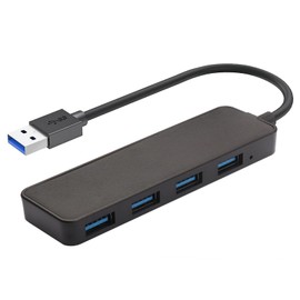 AISKUY USB Hub 4 Ports Multiport USB Splitter Extender for Desktop Laptop iMac Surface Pro, Dell, HP, Flash Drive