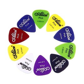 10 Plumillas, Puas de Varios Tamaños y Colores para Guitarra ó Bajo. Guitarist House