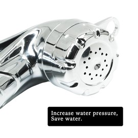 Selyse Chrome Hand Shower with ABS Shower Head 1/2 Inch Includes Practical Start/Stop Button Hand Shower Camping Toilet