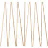 DOITEM 42 Pieces Square Natural Wood Hardwood Sticks for Crafts