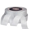 VATIN Glitter Metallic Silver Ribbon 1 inches Wide Sparkly Fabric