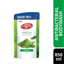 Lifebuoy Antibacterial Shower Gel Refill Matcha Green Tea 850ml