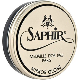 SAPHIR Medaille d’Or Mirror Gloss - Natural Wax Polish for Leather Shoes & Boots - Black
