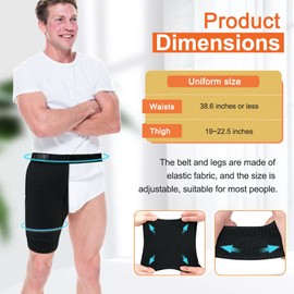 Catheter Bag Holder Urine Leg Bag Covers Foley Catheter Stabilization Device Cath Secure Leg Straps Incontinence Nephrostomy Underwear Urinary Drainage Fix Supplies for Men Women(Uniform Size)