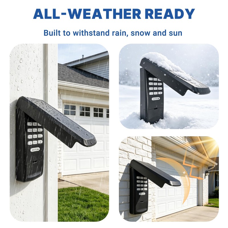 Garage Door Opener Keypad for LiftMaster Chamberlain and Craftsman Openers