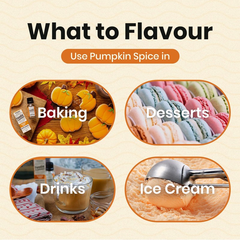 Foodie Flavours Pumpkin Spice Natural Flavouring, High Strength - 15ml