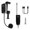 MICNAUX UHF Wireless Violin Microphone System, Rechargeable Clip-on Instrument Microphones
