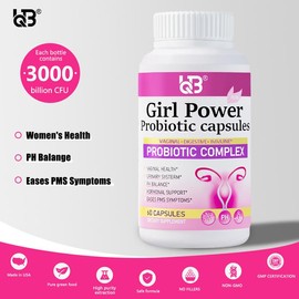 UQB Power Probiotic for Women pH Balance with Prebiotics & Lactobacillus Probiotic Blend - Specification: 1 bottle