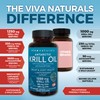 Viva Naturals Antarctic Krill Oil 1250 mg, Omega 3 EPA