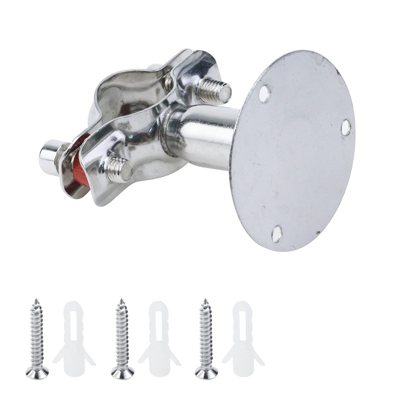 Antrader Wall Mount Ceiling Mount Shower Curtain Closet Rod Rail