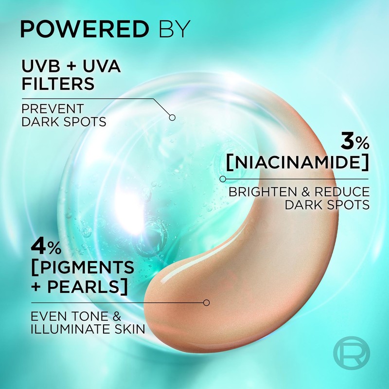 Bright Reveal UV Fluid Tinted Glow - Pearl 50ml