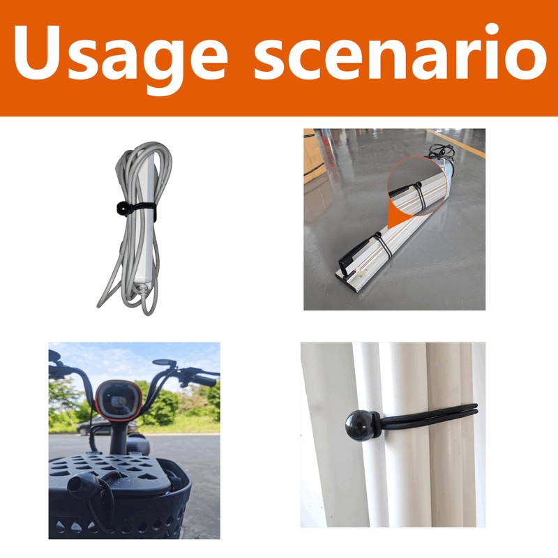 30-Piece YELIER Ball Bungee Cords (White, 4"), UV Resistant, Antioxidant,