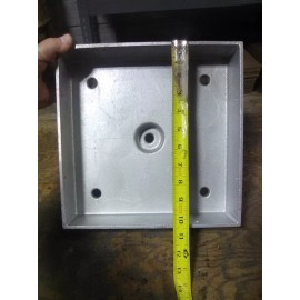 Ben Douglas Foundry 10 x 10 full size Cedar, Post Base, Anchored Heavy Cast Aluminum  MADE IN USA