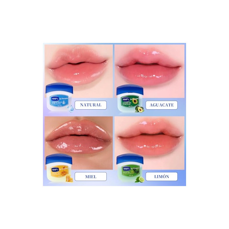 LUHI Labial Hidratante, 8PCS,elaborado con ingredientes de frutas naturales,rico en