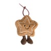 Super Cute Happy Smiling Face Hamburger/Brown Star Keychain Lucky Good
