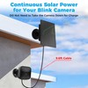 Loyala Solar Panel for Blink, Blink Outdoor Camera Solar Panel,