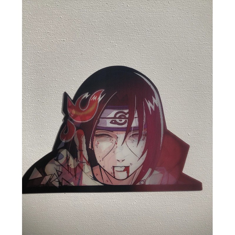 Naruto Anime 3D Lenticular Motion Sticker Itachi Uchiha
