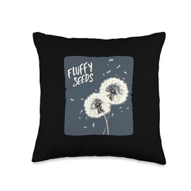 Flower Seeds Costume for Dandelion and Spring Lovers Throw Pillow