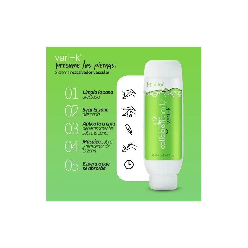 3 Cremas Varices Varik Piernas Varicosis Relajante 150ml Cu