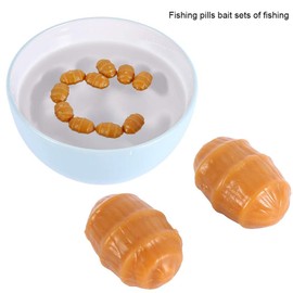 Qiter Fishing Bait, Carp Fishing Soft Floating Artificial Tiger Nut Bait Pop-Up Terminal Tackle Pellets (30 Pieces)