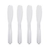 Minkissy 4pcs Cosmetic Spatula Plastic Facemask Stirring Stick Makeup Scoop