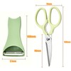 Sairps Kitchen Scissors Woman Use Multi-purpose scissors Heavy Duty Cooking