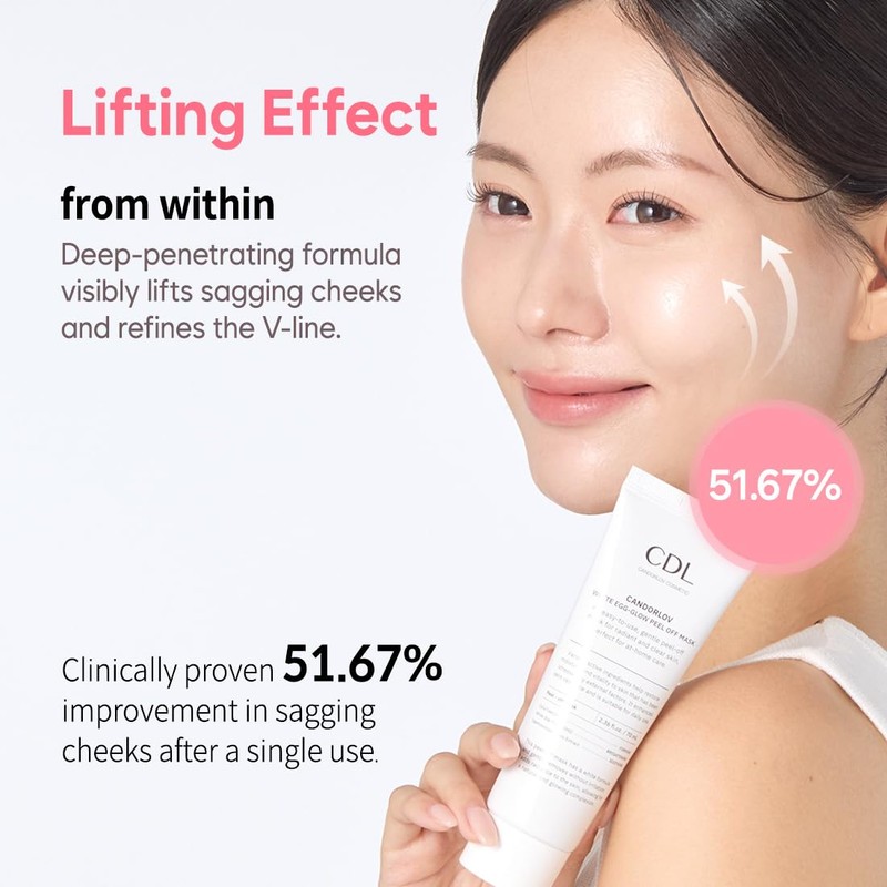 Pore Spa Collagen Wrapping Zero Pain Peel Off Facial Mask,