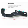 DarSeity Low Profile Mount Hood Hinges Ditch Light Brackets for