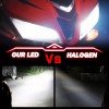 CHUSYYRAY H7 LED Motorcycle Headlight Bulb Kit 6000K White For
