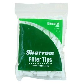 10 Sharrow Filter Tips Kingsize 10 Packets x 200 Filter Tips - New 7.13mm