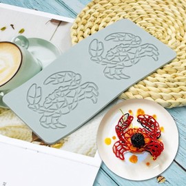 Molde de caramelo de hojas huecas de animales, molde de silicona hueca 3D, abeja/pájaro/caracol/vaca, decoración de pasteles de azúcar, parte superior de magdalenas, arcilla polimérica (E_7.4 x 3.9 x 0.1 pulgadas)