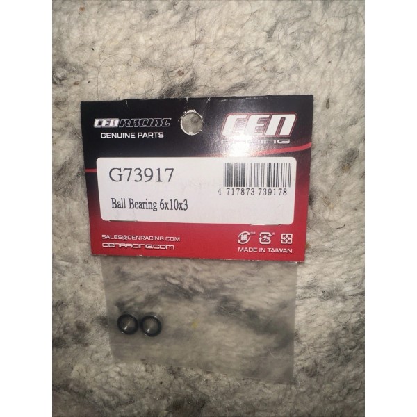 Not Specified CEN Racing G73917 Bearing 6x10x3mm (2PCS) (NEW)