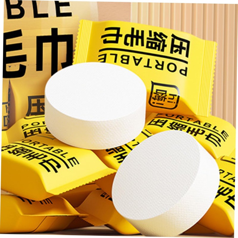 TOVINANNA 16Pcs Disposable Compressed Towels Convenient Portable Washcloths for Travel