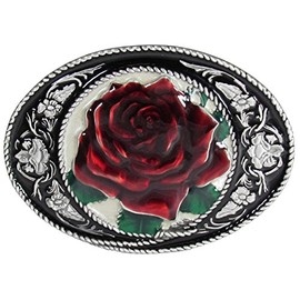 Siskiyou Gifts Belt Buckle - Western Rose