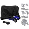 3-4wheel mobility scooter cover waterproof outdoor,Wheelchair and Electric scooter cover,L48"*W22"*H38.2",