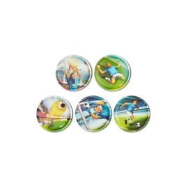 ergobag Klettie Set, Football Striker, School Bag, One Size