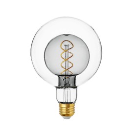 FLSNT G125(G40) Vintage Large Dimmable LED Bulb, 2700K Soft White, 7W(40W Equivalent), 300LM, E26 Medium Base, CRI90, Oversized Edison Bulb for Bedroom, Kitchen