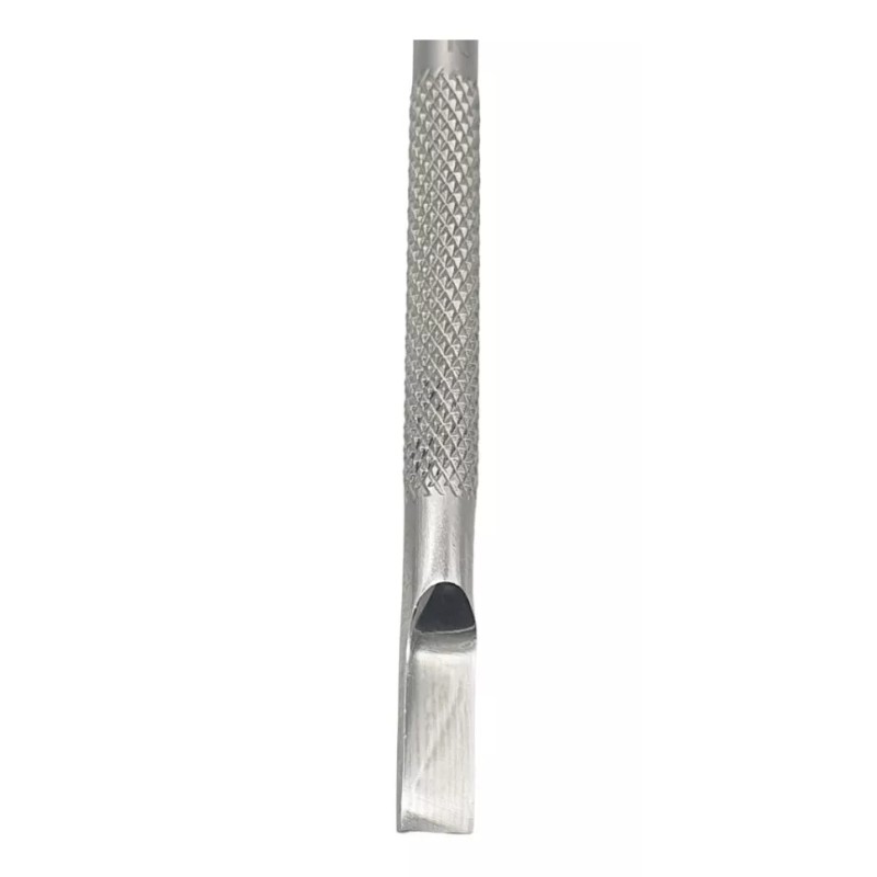 Yusibra Bisturí Empujador Cutícula 2 Caras Manicure Acero Inoxidable