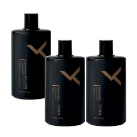 바찌 옴므 시그니처 블랙 3종 단품 세트 (토너2+에멀전1) Bazzi Homme Signature Black 3-Piece Set (2 Toners + 1 Emulsion)