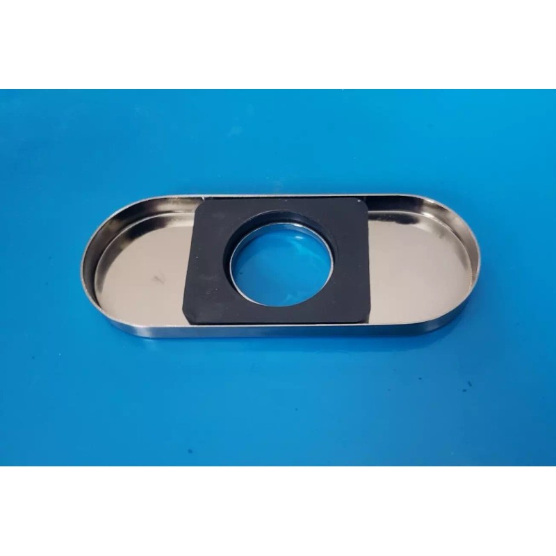 Vigo VG17000BN, 5-1/2"-Long Kitchen Faucet Escutcheon Plate, Brushed Nickel
