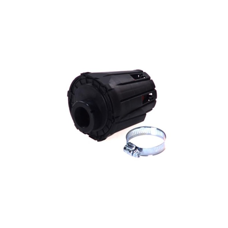 Air Filter Boxed 28 mm Straight Black