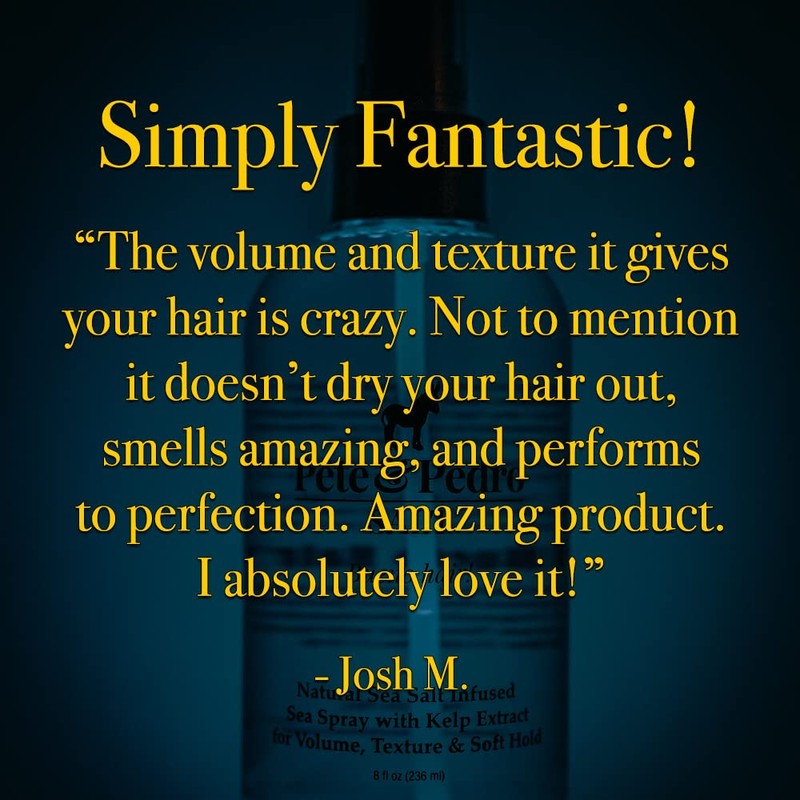 Pete & Pedro SALT - Natural Sea Salt Spray for