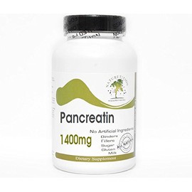 Naturetition Supplements Pancreatin 1400mg ~ 200 Capsules - No Additives