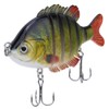 Bionic Multiple Segments Bait Fish Lure Tilapia Shape with Treble