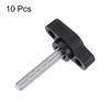 HARFINGTON 10pcs Tee Wing Knobs Thumb Screws M5 x 35mm