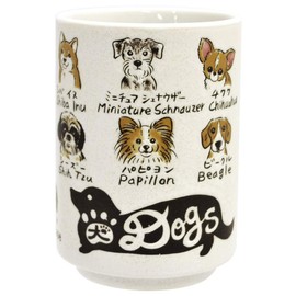 Ippinsha YAMATO 50369 Mino Ware, 9.5 fl oz (280 ml) Dog