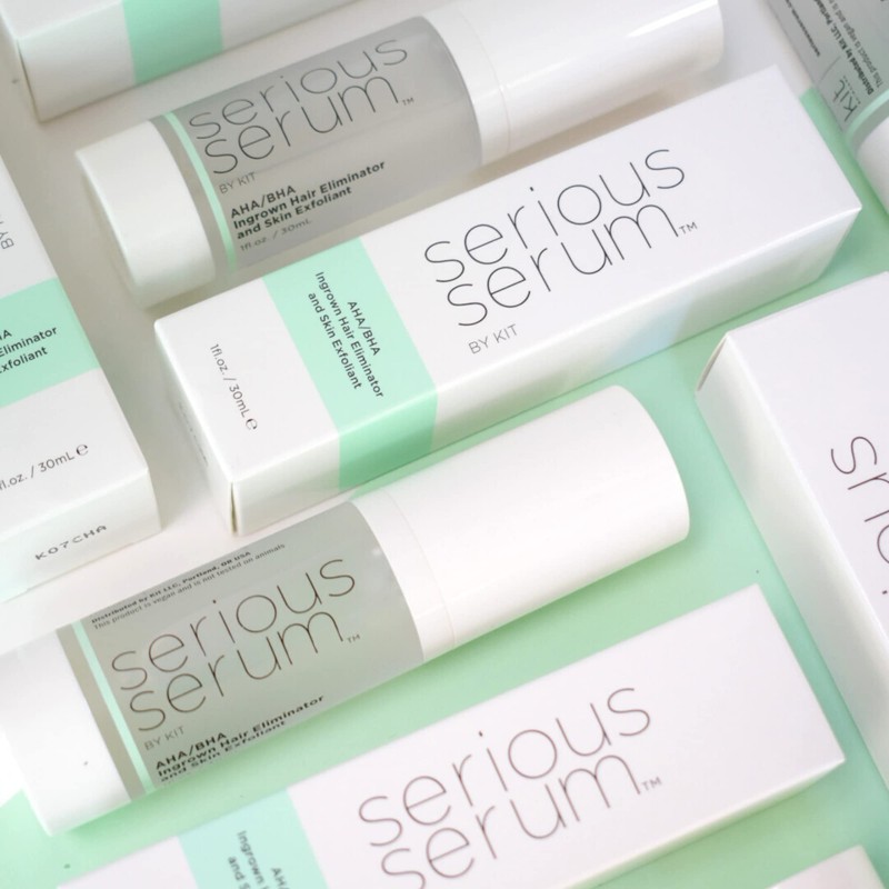 Serious Serum Exfoliating Ingrown Hair Serum – Glycolic, Lactic &