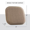 Elegant Comfort 8 Pack Chair Cushion Covers - Skid-Proof Rubber