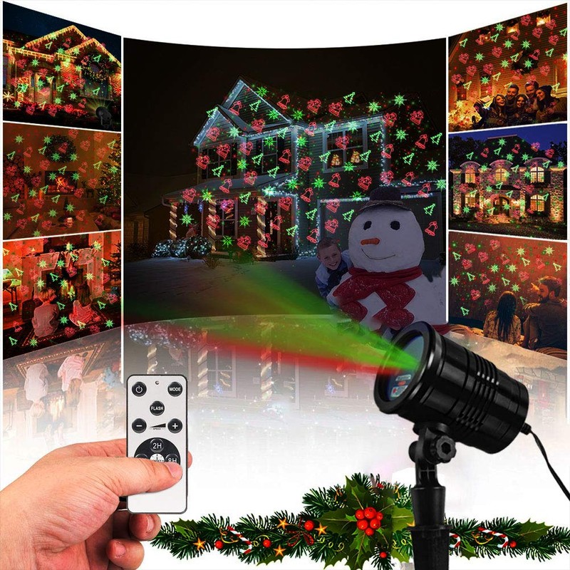 Christmas Laser Lights, Projector Lights Landscape Spotlight Red and Green